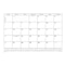 Dacasso Rustic Black Leather Desk Pad w/ 2022 Calendar Insert, 34 x 20 PR-1250 - alternate 3